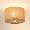 Brilagi - Tvirtinamas sietynas COUNTRY ROLLER 1xE27/15W/230V diametras 50 cm smėlio spalva