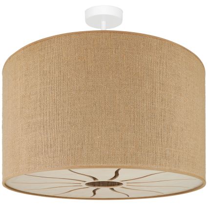 Brilagi - Tvirtinamas sietynas COUNTRY ROLLER 1xE27/15W/230V diametras 50 cm smėlio spalva