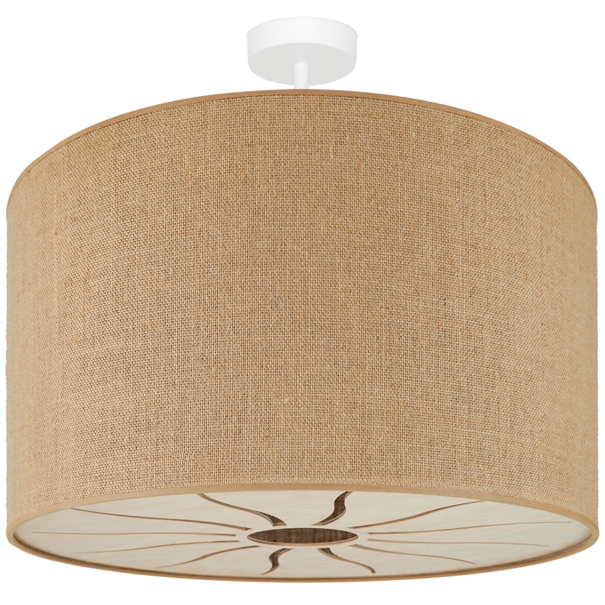 Brilagi - Tvirtinamas sietynas COUNTRY ROLLER 1xE27/15W/230V diametras 50 cm smėlio spalva