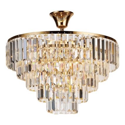 Brilagi - Tvirtinamas sietynas CRYSTAL 5xE14/40W/230V auksas