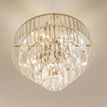 Brilagi - Tvirtinamas sietynas CRYSTAL 5xE14/40W/230V auksas