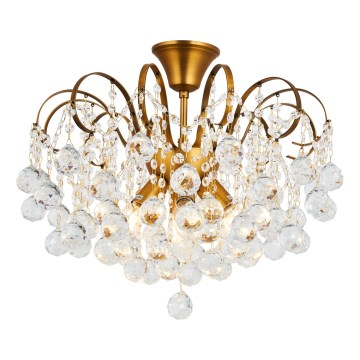 Brilagi - Tvirtinamas sietynas CRYSTAL 6xE14/60W/230V bronza