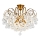 Brilagi - Tvirtinamas sietynas CRYSTAL 6xE14/60W/230V bronza