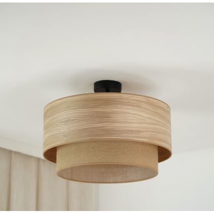 Brilagi - Tvirtinamas sietynas MONTANA BOHO 1xE27/15W/230V diametras 45 cm ruda