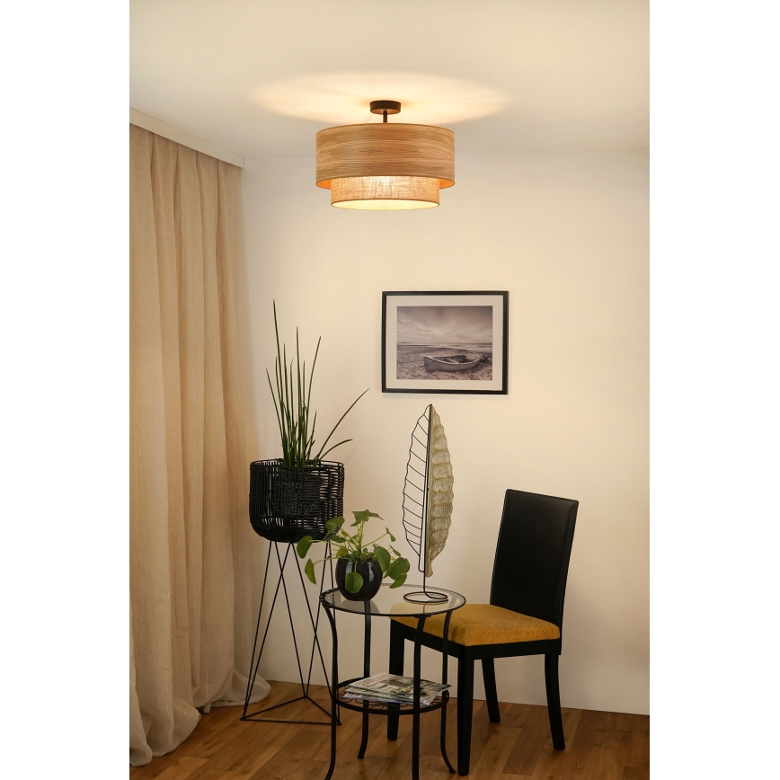 Brilagi - Tvirtinamas sietynas MONTANA BOHO 1xE27/15W/230V diametras 45 cm ruda