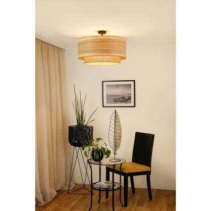 Brilagi - Tvirtinamas sietynas MONTANA BOHO 1xE27/15W/230V diametras 60 cm ruda
