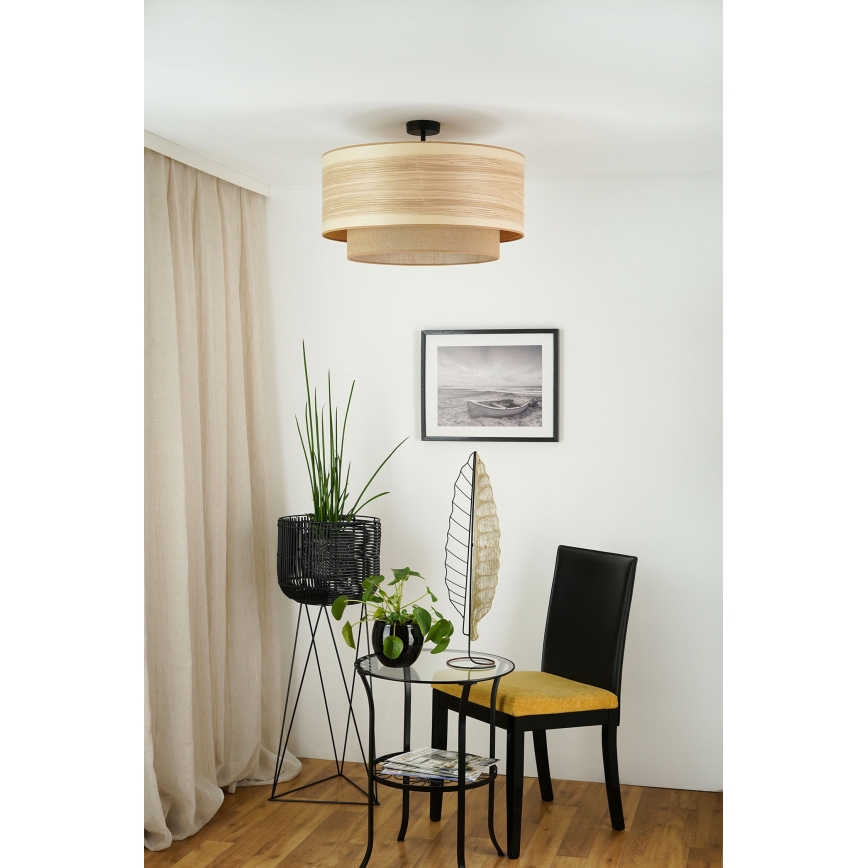 Brilagi - Tvirtinamas sietynas MONTANA BOHO 1xE27/15W/230V diametras 60 cm ruda