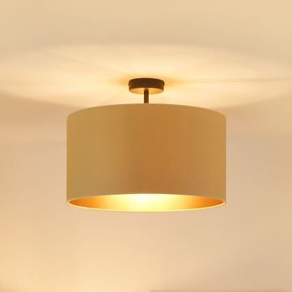 Brilagi - Tvirtinamas sietynas OREGON ROLLER VEGE 1xE27/15W/230V diametras 45 cm smėlio spalva