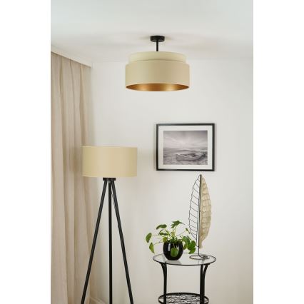 Brilagi - Tvirtinamas sietynas OREGON VEGE 1xE27/15W/230V diametras 45 cm smėlio spalva
