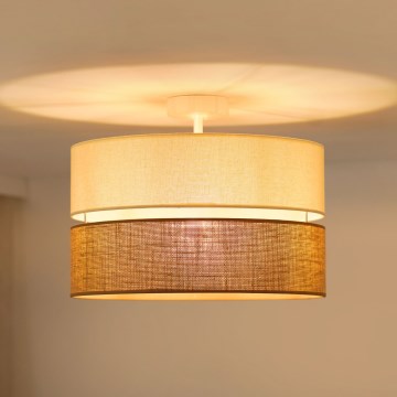 Brilagi - Tvirtinamas sietynas ROYAL YUTE 1xE27/15W/230V diametras 40 cm smėlio spalva/kreminė