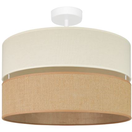 Brilagi - Tvirtinamas sietynas ROYAL YUTE 1xE27/15W/230V diametras 40 cm smėlio spalva/kreminė