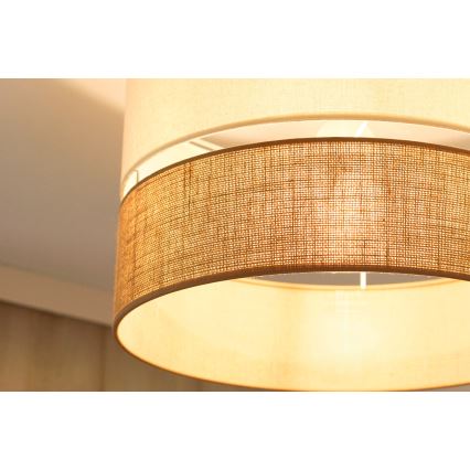 Brilagi - Tvirtinamas sietynas ROYAL YUTE 1xE27/15W/230V diametras 40 cm smėlio spalva/kreminė