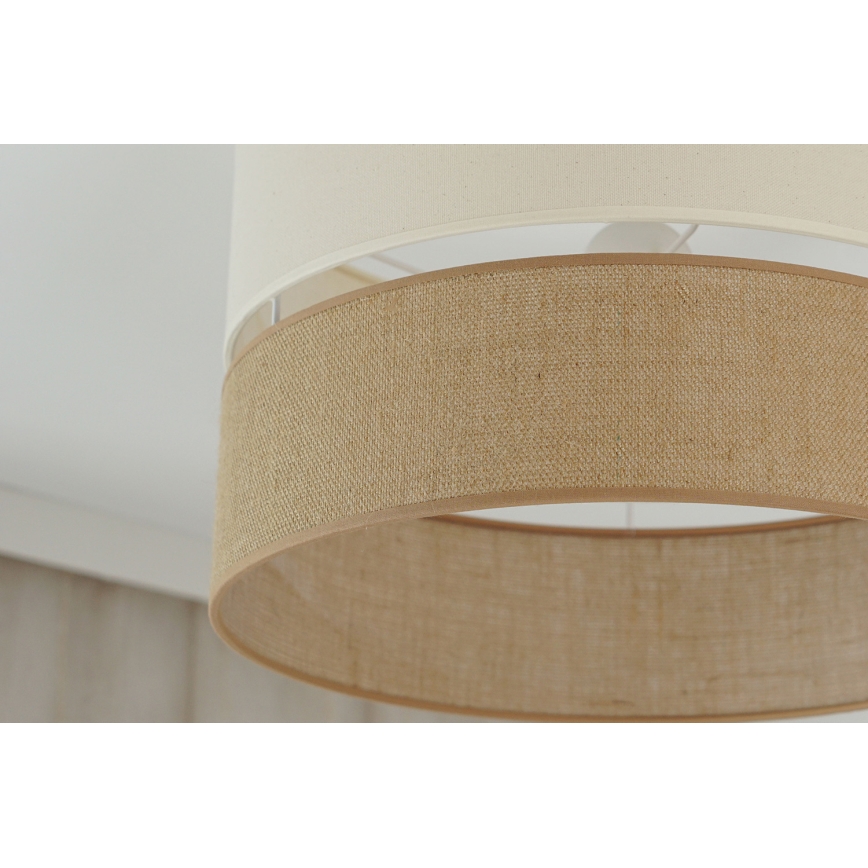 Brilagi - Tvirtinamas sietynas ROYAL YUTE 1xE27/15W/230V diametras 40 cm smėlio spalva/kreminė
