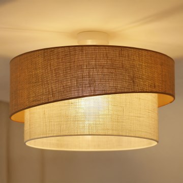 Brilagi - Tvirtinamas sietynas SHINE 1xE27/15W/230V diametras 50 cm smėlio spalva/kreminė