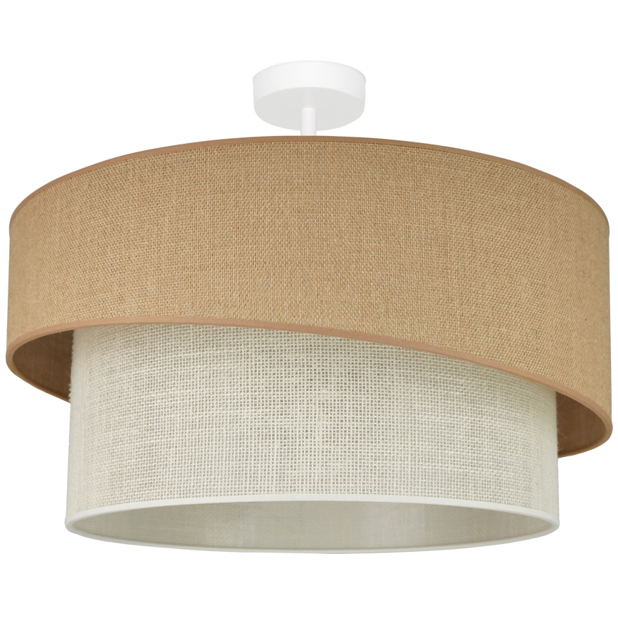 Brilagi - Tvirtinamas sietynas SHINE 1xE27/15W/230V diametras 50 cm smėlio spalva/kreminė