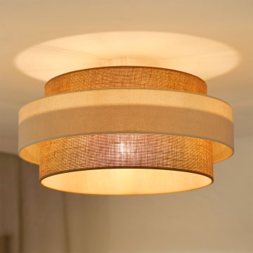 Brilagi - Tvirtinamas sietynas SPACE LIGHT 1xE27/15W/230V diametras 50 cm smėlio spalva/kreminė