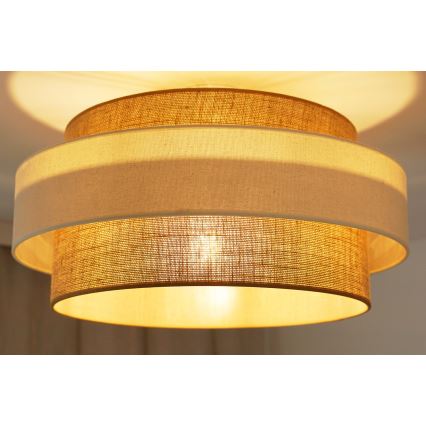 Brilagi - Tvirtinamas sietynas SPACE LIGHT 1xE27/15W/230V diametras 50 cm smėlio spalva/kreminė