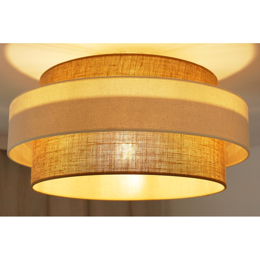 Brilagi - Tvirtinamas sietynas SPACE LIGHT 1xE27/15W/230V diametras 50 cm smėlio spalva/kreminė