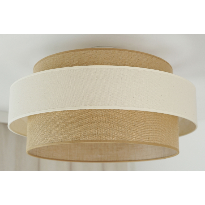 Brilagi - Tvirtinamas sietynas SPACE LIGHT 1xE27/15W/230V diametras 50 cm smėlio spalva/kreminė
