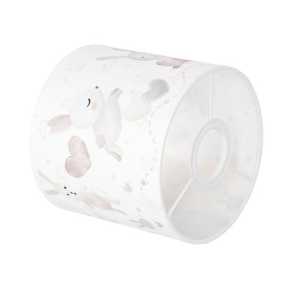 BRILAGI - Universalus BOBO E27 gaubtas, skersmuo 15 cm, balta su triušiukais