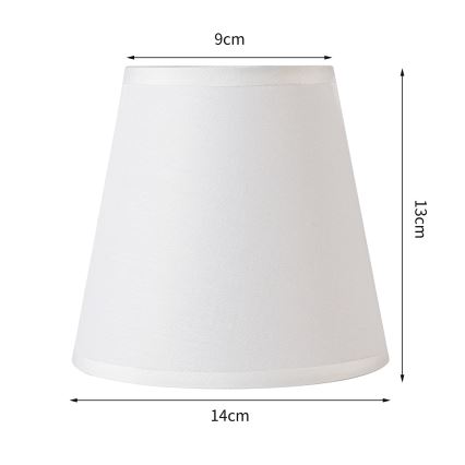Brilagi - Universalus gaubtas NUBILA E27 13x9 cm balta