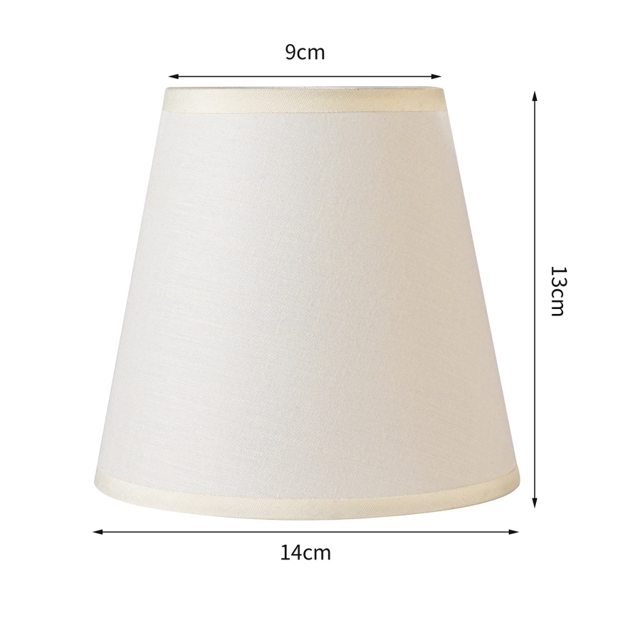 Brilagi - Universalus gaubtas NUBILA E27 13x9 cm kreminė