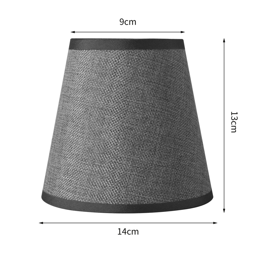Brilagi - Universalus gaubtas NUBILA E27 13x9 cm pilka