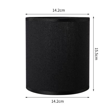 Brilagi - Universalus gaubtas NUBILA E27 15,5x14 cm antracitas