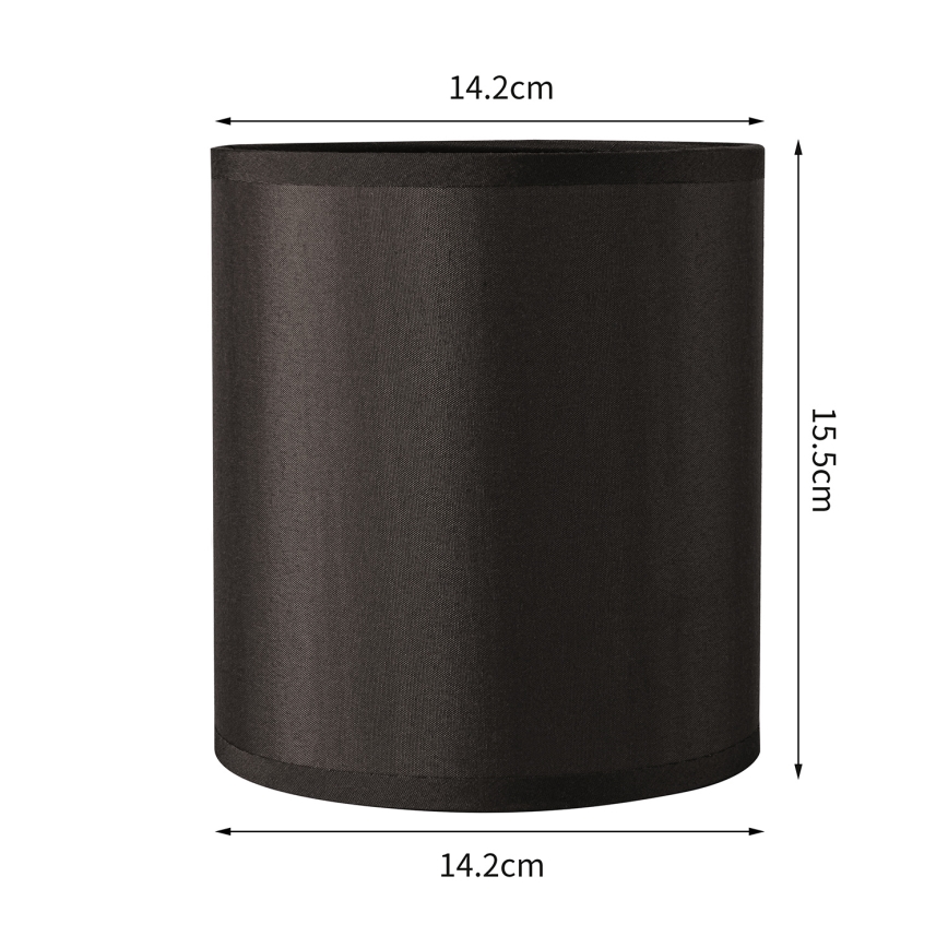 Brilagi - Universalus gaubtas NUBILA E27 15,5x14 cm juoda