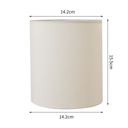 Brilagi - Universalus gaubtas NUBILA E27 15,5x14 cm kreminė