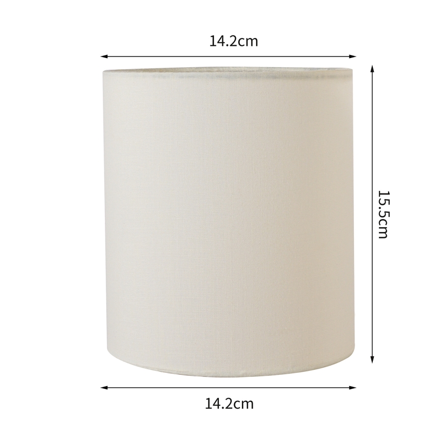 Brilagi - Universalus gaubtas NUBILA E27 15,5x14 cm kreminė