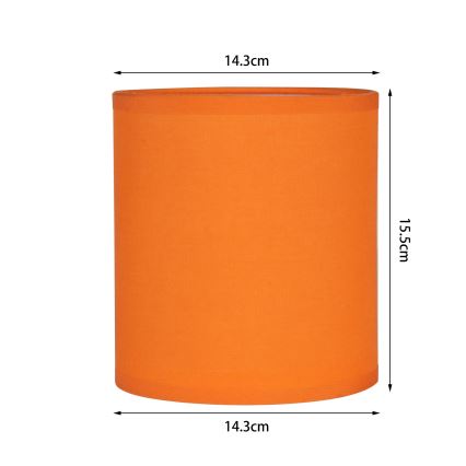 Brilagi - Universalus gaubtas NUBILA E27 15,5x14 cm oranžinis