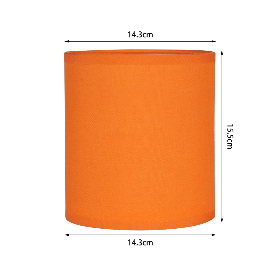Brilagi - Universalus gaubtas NUBILA E27 15,5x14 cm oranžinis