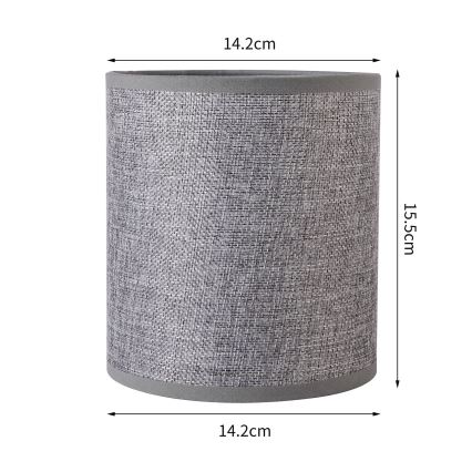 Brilagi - Universalus gaubtas NUBILA E27 15,5x14 cm pilka