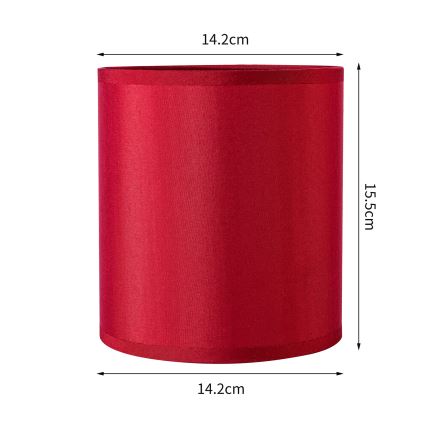 Brilagi - Universalus gaubtas NUBILA E27 15,5x14 cm Pompėjos raudona