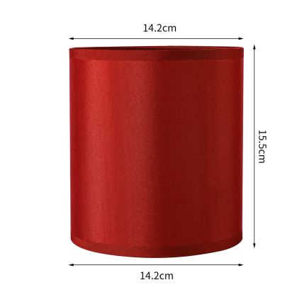 Brilagi - Universalus gaubtas NUBILA E27 15,5x14 cm raudona