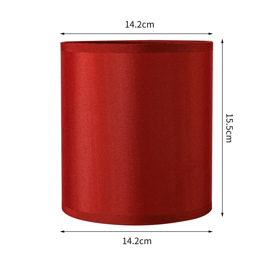 Brilagi - Universalus gaubtas NUBILA E27 15,5x14 cm raudona
