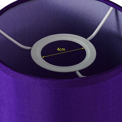 Brilagi - Universalus gaubtas NUBILA E27 15,5x14 cm violetinė