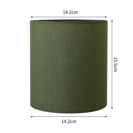 Brilagi - Universalus gaubtas NUBILA E27 15,5x14 cm žalia