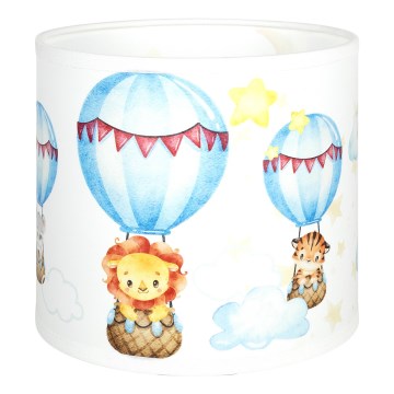 BRILAGI - Universalus lempos gaubtas BOBO E27, skersmuo 15 cm, balta/gyvūnėliai