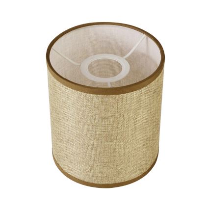 Brilagi - Universalus šviestuvo gaubtas NUBILA E27 15,5x14 cm šviesiai rudas
