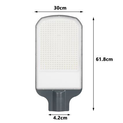 Brilagi - URBANLIGHT LED gatvės šviestuvas, 250 W, 230 V, antracito spalva, IP65