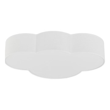 Brilagi - Vaikiškas lubinis šviestuvas NIMBUS 4xE27/15W/230V 46x63 cm balta