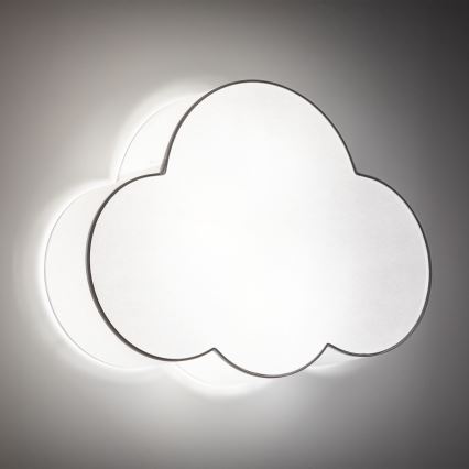Brilagi - Vaikiškas lubinis šviestuvas NIMBUS 4xE27/15W/230V baltas