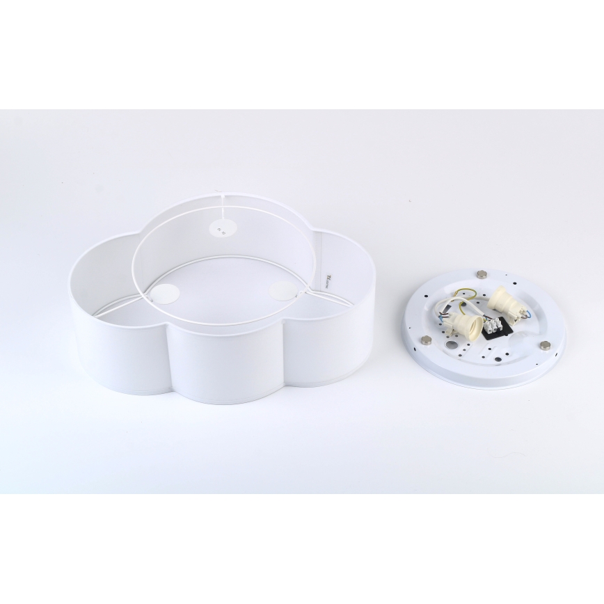 Brilagi - Vaikiškas lubinis šviestuvas NIMBUS MINI 2xE27/15W/230V 31x43 cm baltas