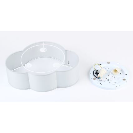 Brilagi - Vaikiškas lubinis šviestuvas NIMBUS MINI 2xE27/15W/230V 31x43 cm pilka