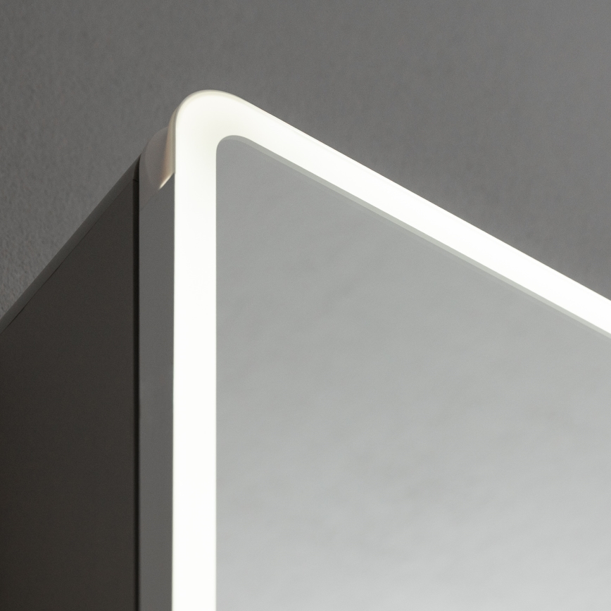 BRILAGI - Veidrodinė vonios spintelė su LED apšvietimu AVOLA SINGLE 75x70 cm
