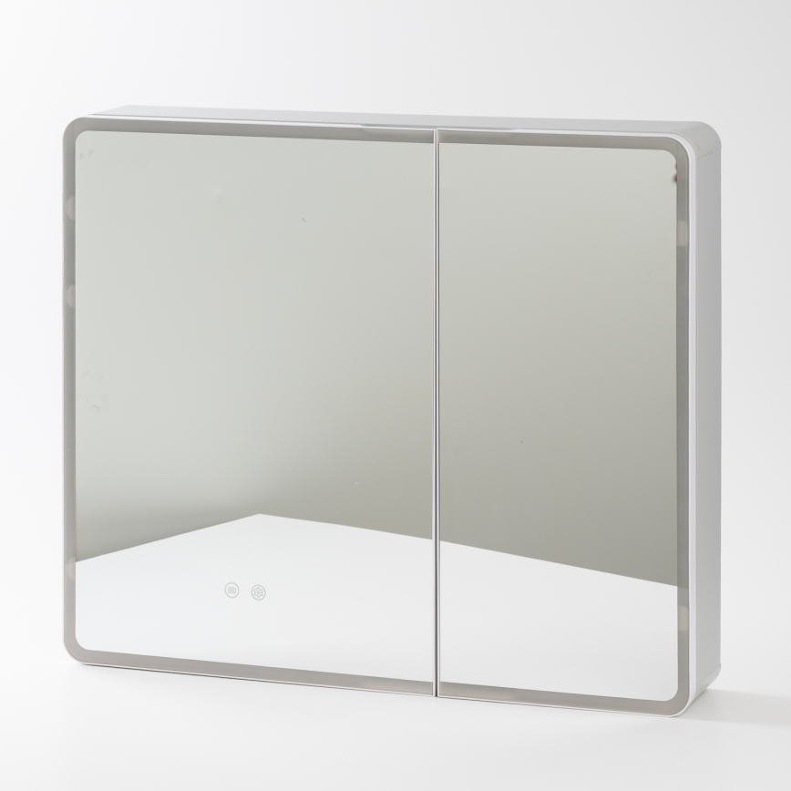 BRILAGI - Veidrodinė vonios spintelė su LED apšvietimu NOTO DOUBLE 78x65 cm