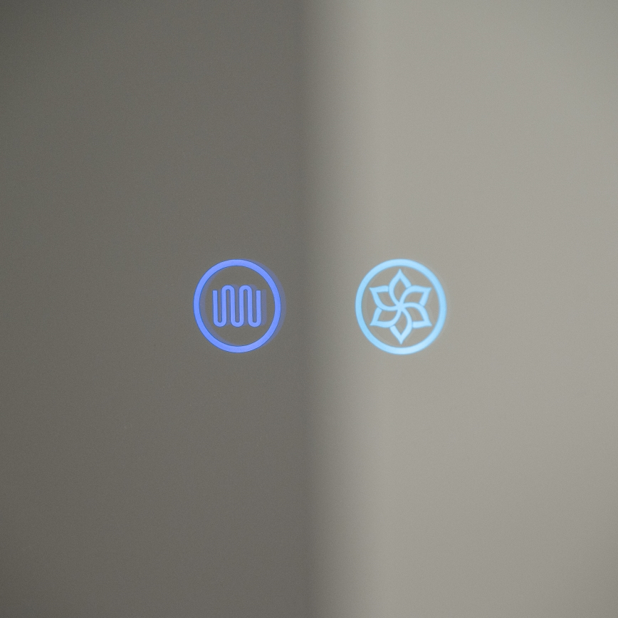BRILAGI - Veidrodinė vonios spintelė su LED apšvietimu NOTO DOUBLE 78x65 cm