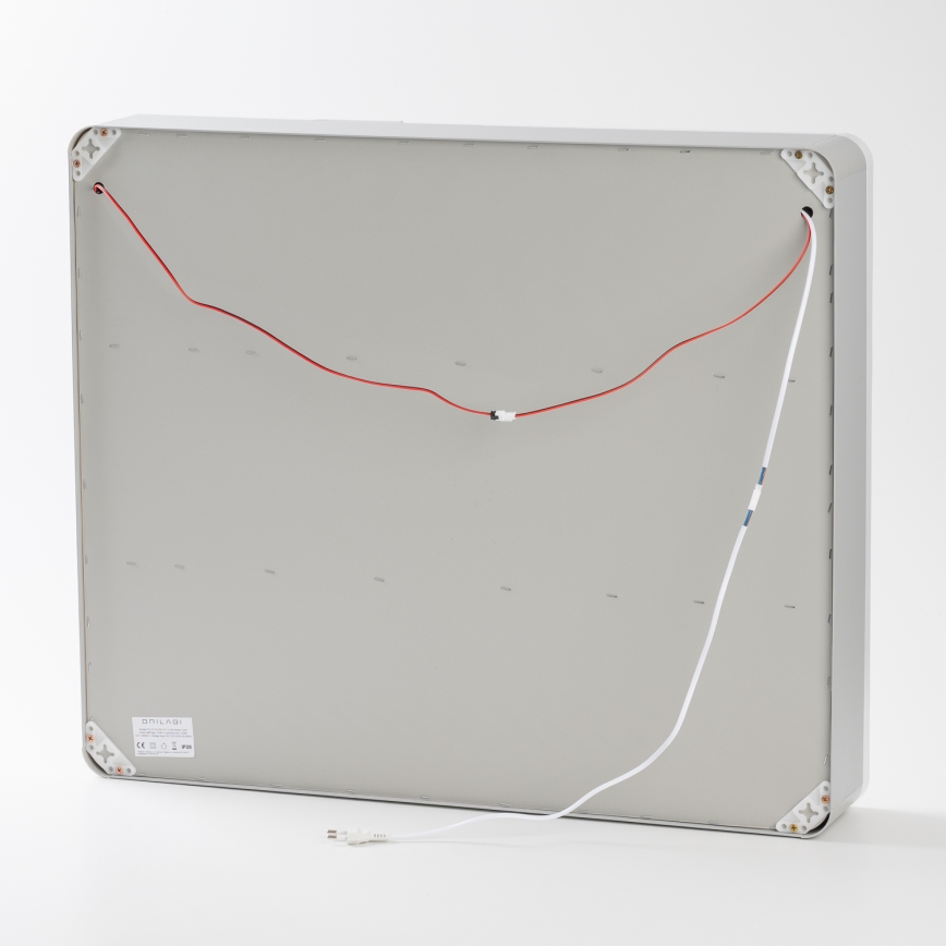 BRILAGI - Veidrodinė vonios spintelė su LED apšvietimu NOTO DOUBLE 78x65 cm